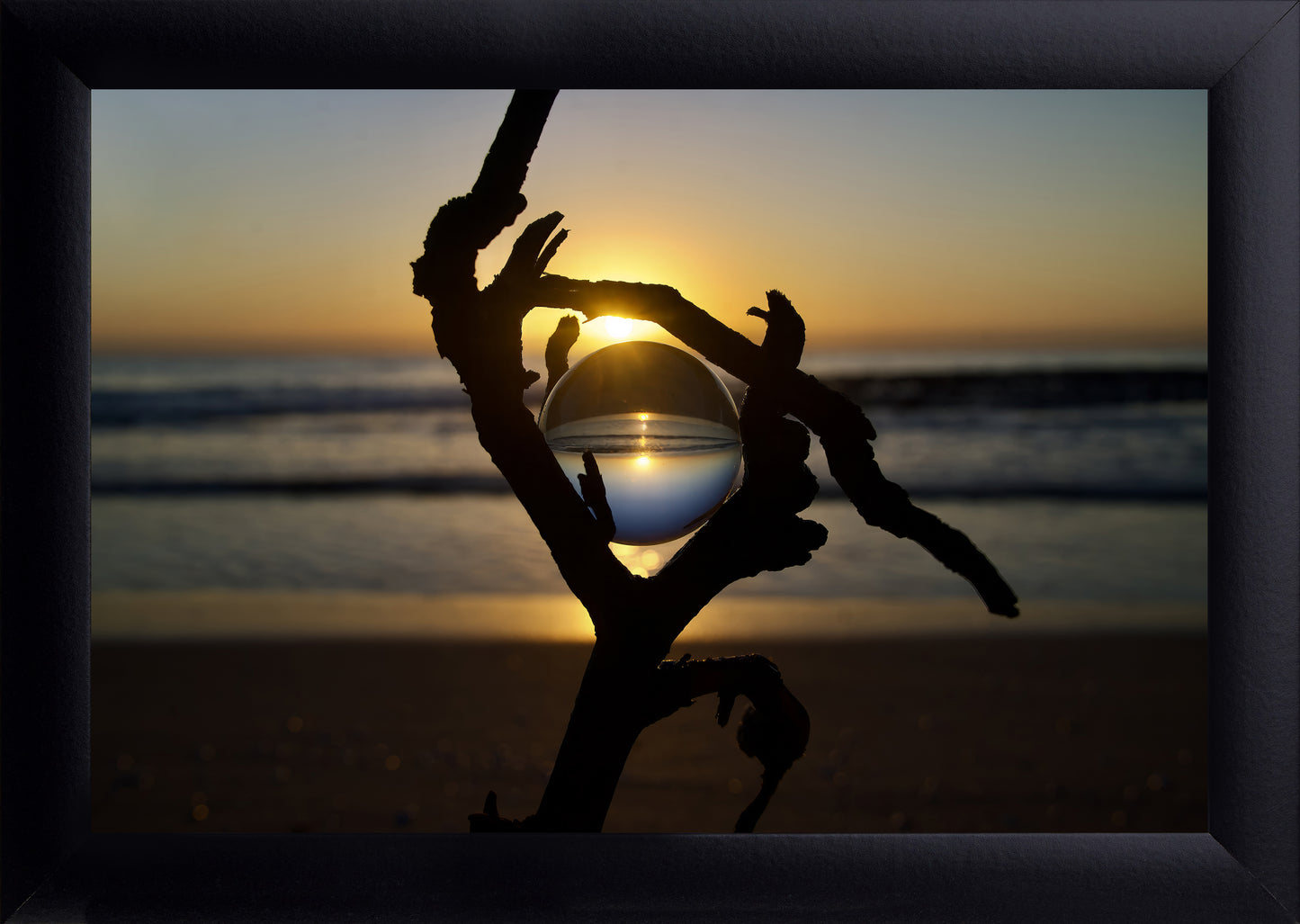 Glass Sphere Sunrise