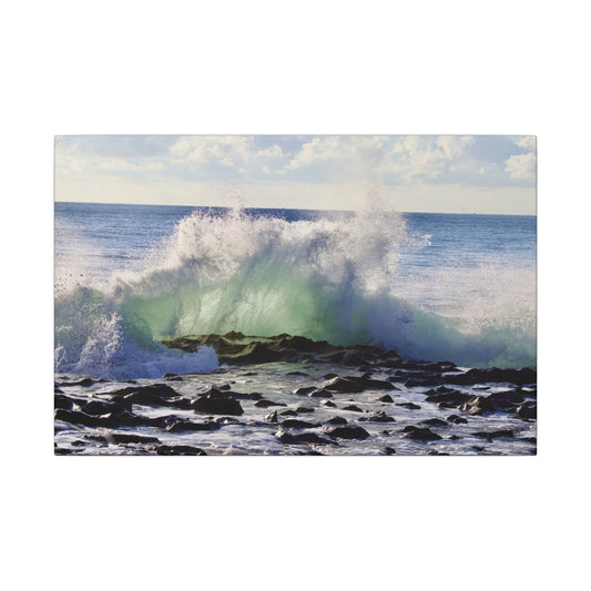 Wave Print Canvas