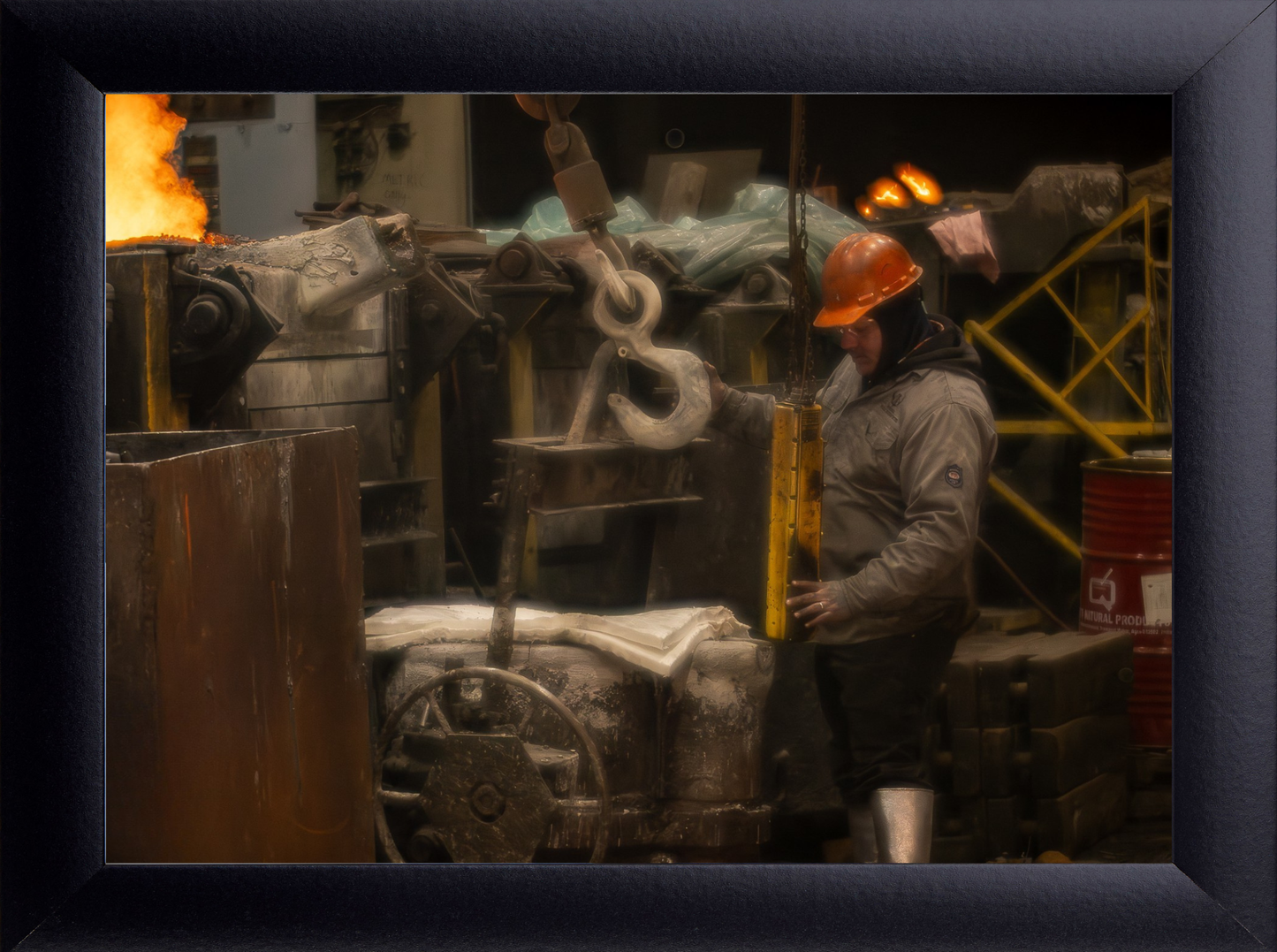 Set Point | Industrial Foundry Wall Art Print