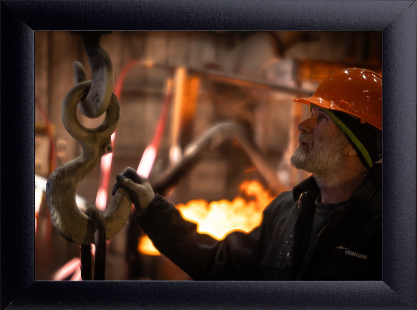 Seasoned Steel | Industrial Foundry Wall Art Print