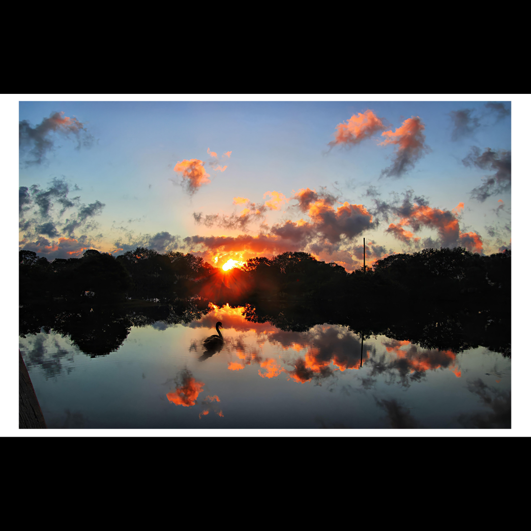 Sunset Over Lake