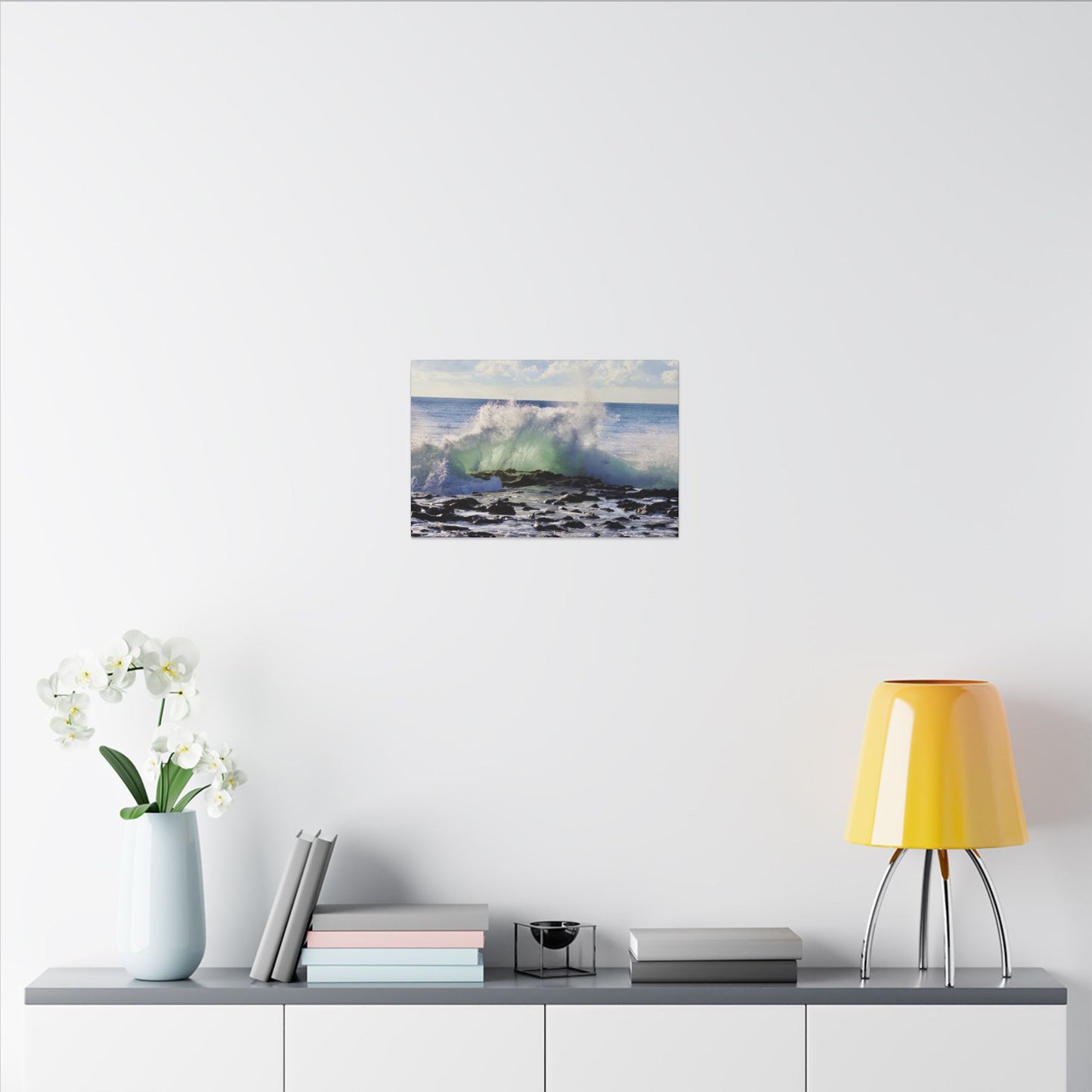 Wave Print Canvas