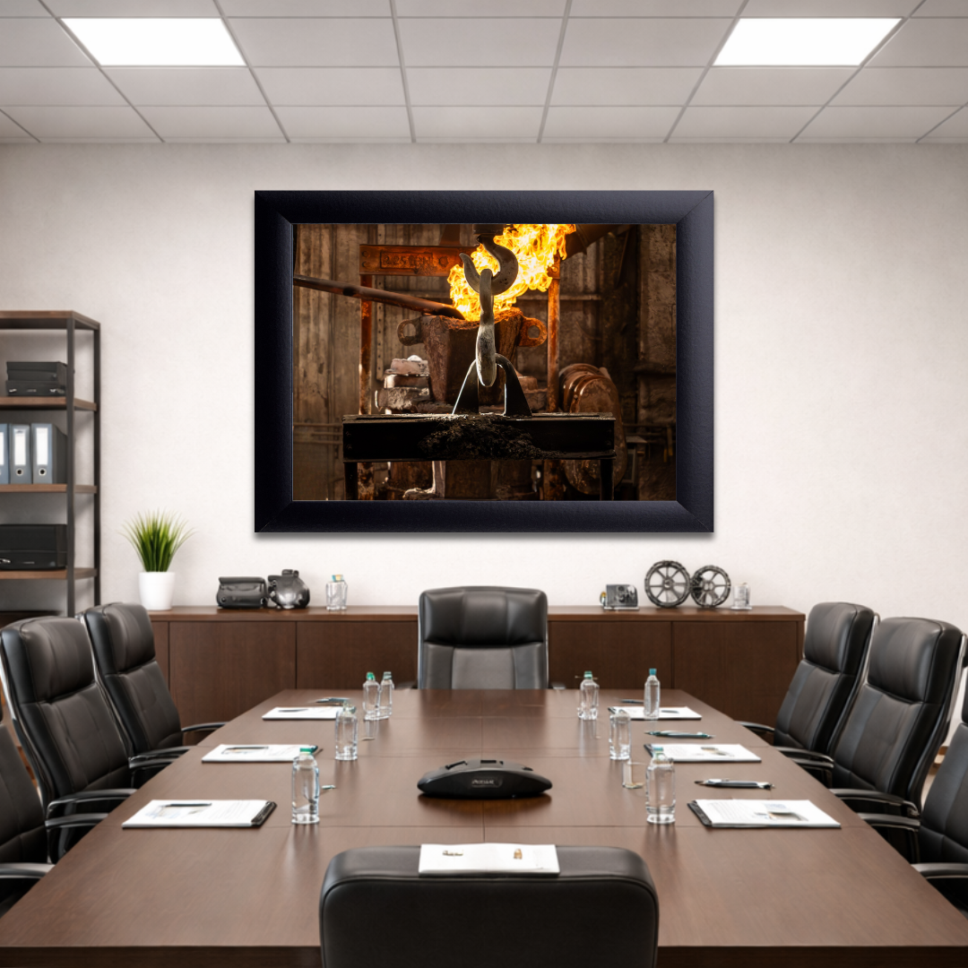 Lift Point | Industrial Foundry Wall Art Print