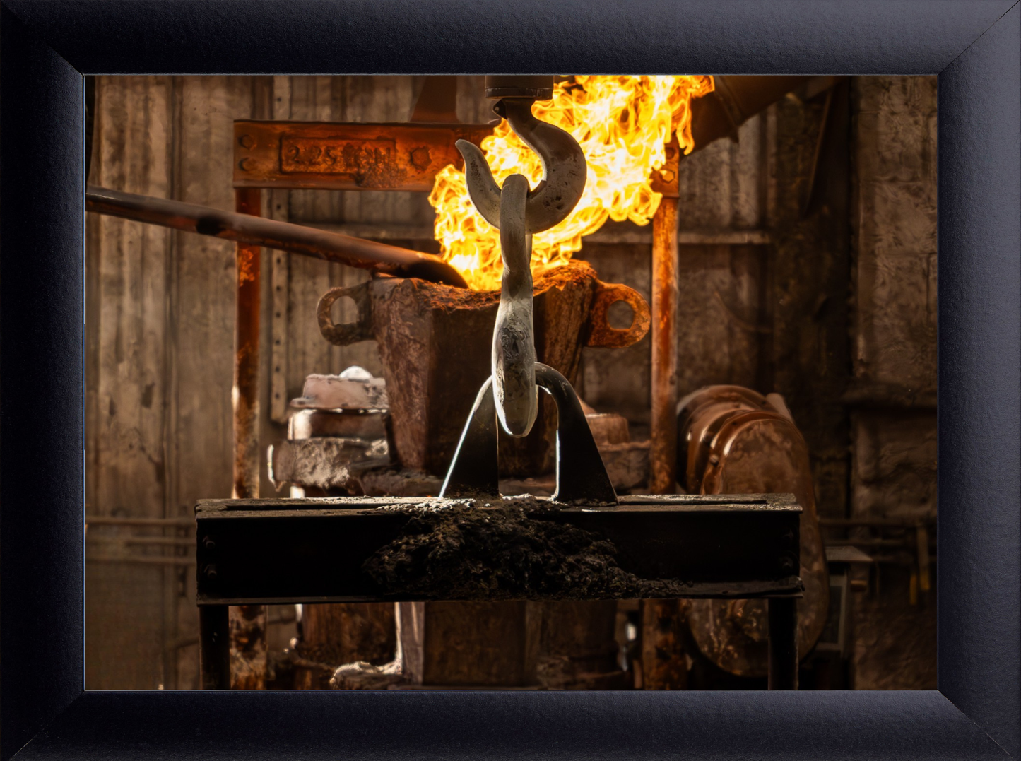 Lift Point | Industrial Foundry Wall Art Print