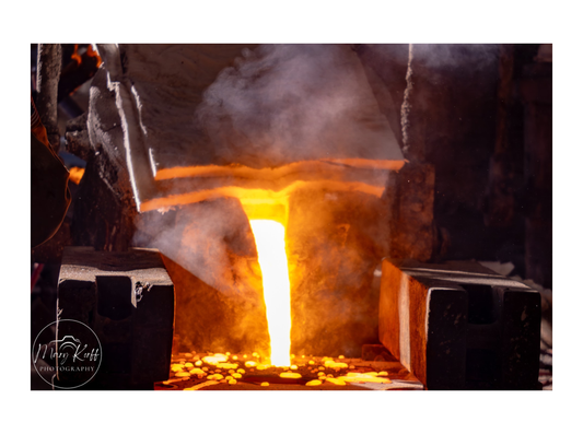Precision Pour | Industrial Foundry Wall Art Print