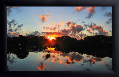 Sunset Over Lake